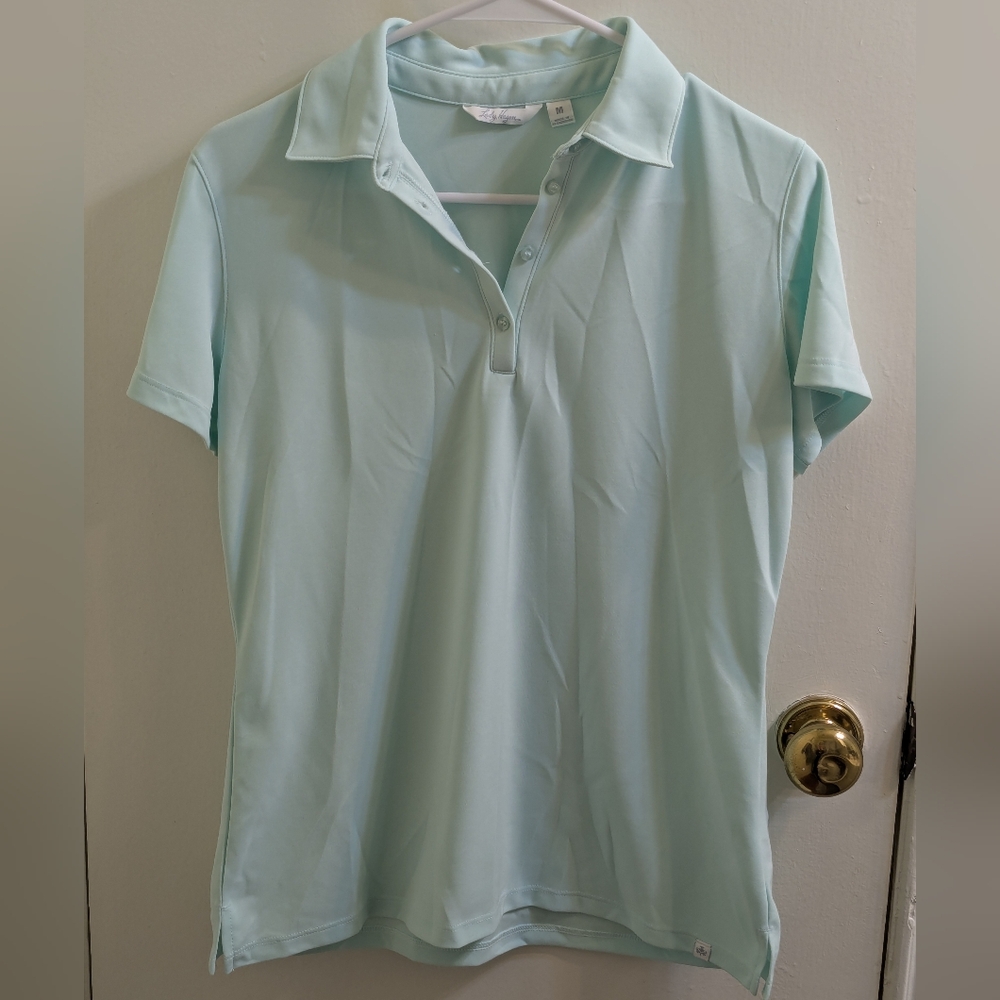 Medium Mint Green Lady Hagen Golf Polo Shirt